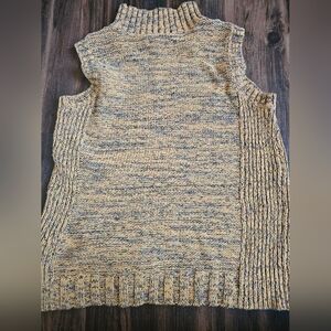 Nine West Turtle-Neck Sweater - Yellow and Black